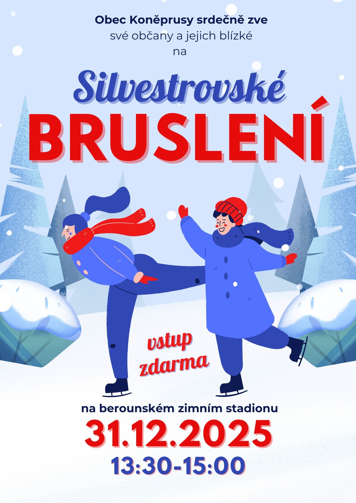 Silvestrovské bruslení 2025