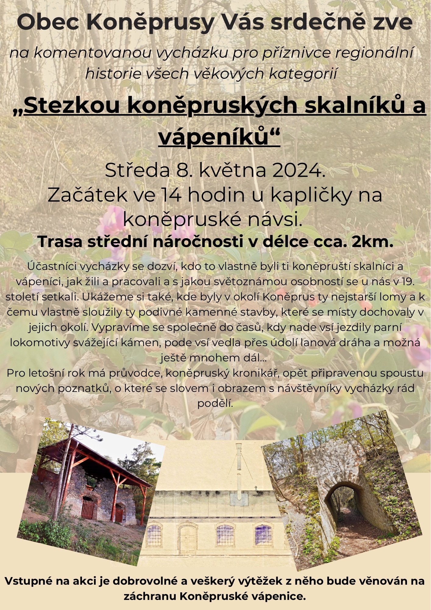 Stezkou koněpruských skalníků a vápeníků