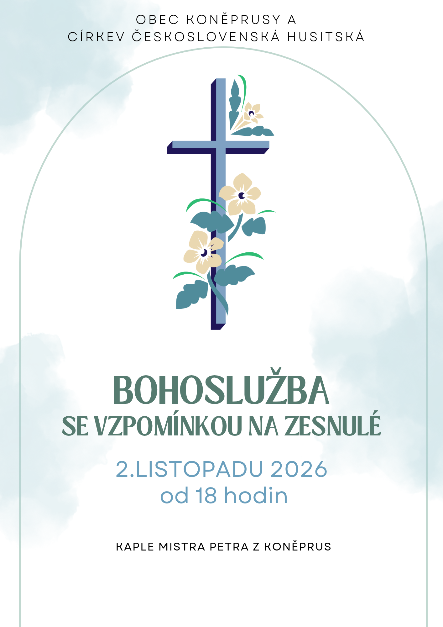 Bohoslužba se vzpomínkou na zesnulé 