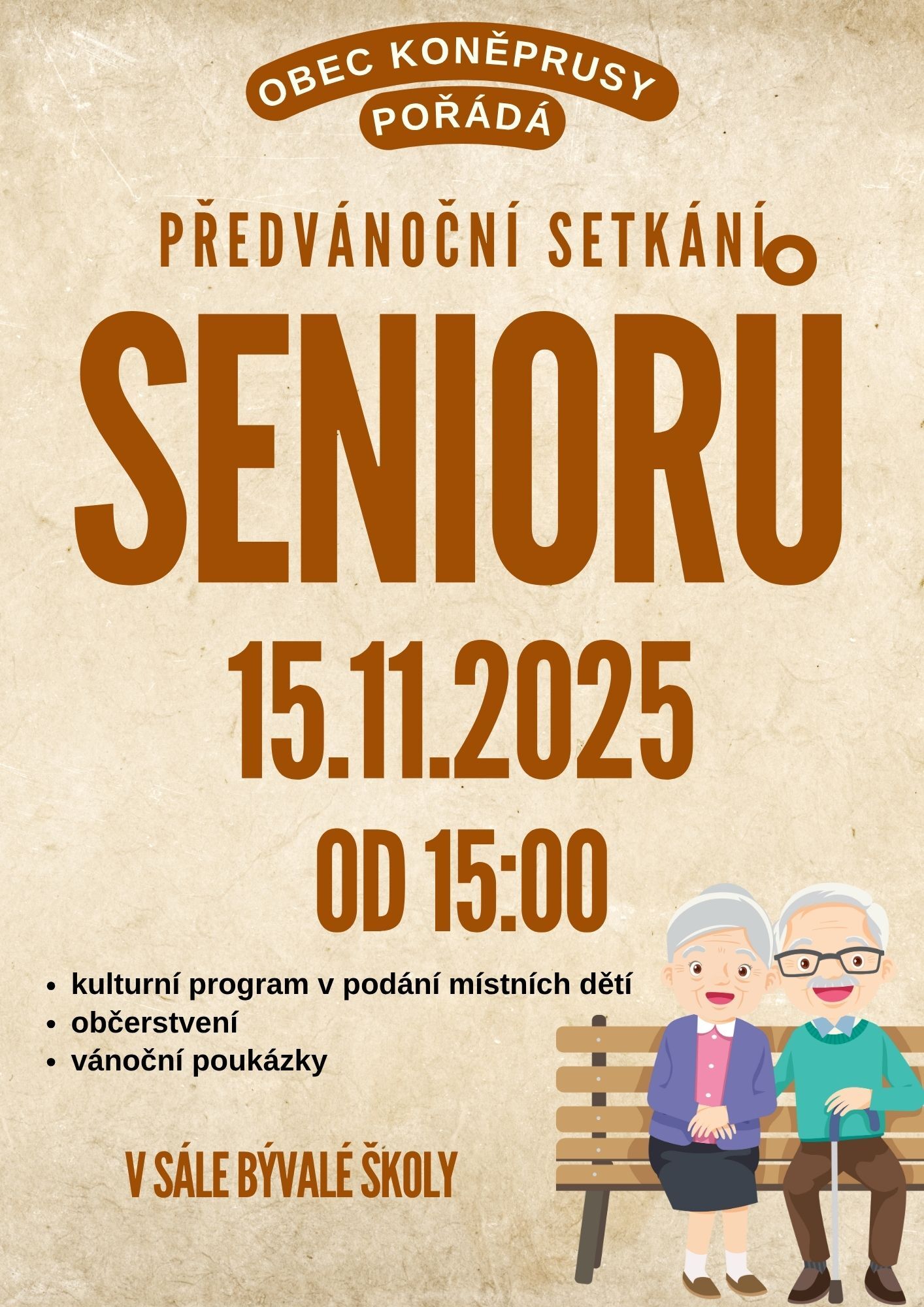 Předvánoční setkání seniorů